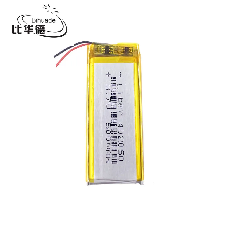3 7 В литий полимерный аккумулятор 042050 402050 500 мАч MP3 MP4 MP5|3.7v lithium polymer battery|lithium