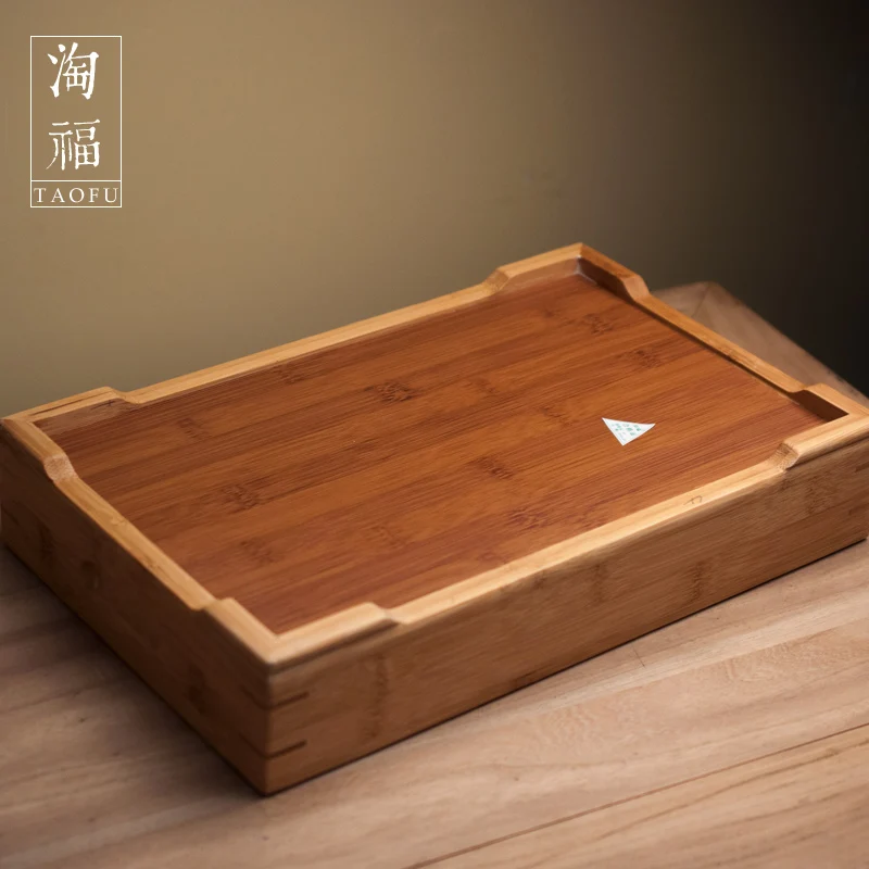 Решетчатая коробка * Φ 28*19 см бамбуковый чайный столик китайский сервиз поднос из