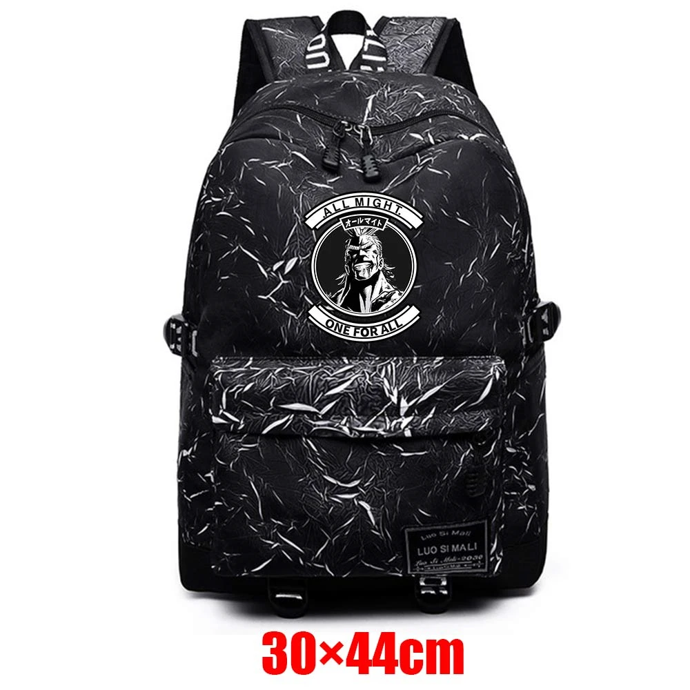 

Anime My Hero Academia Teenager Backpack Fabric Unisex Schoolbag High Quality Packsack Mochila Student Casual Travel Laptop Bag