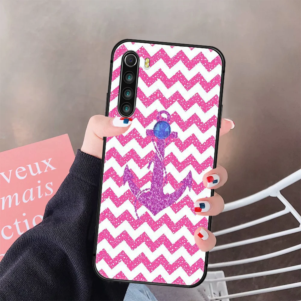 

Anchor Wood Nautical Colorful Phone Case Cover Hull For XIAOMI Redmi 7a 8a S2 K20 NOTE 5 5a 6 7 8 8t 9 9s Pro Max black