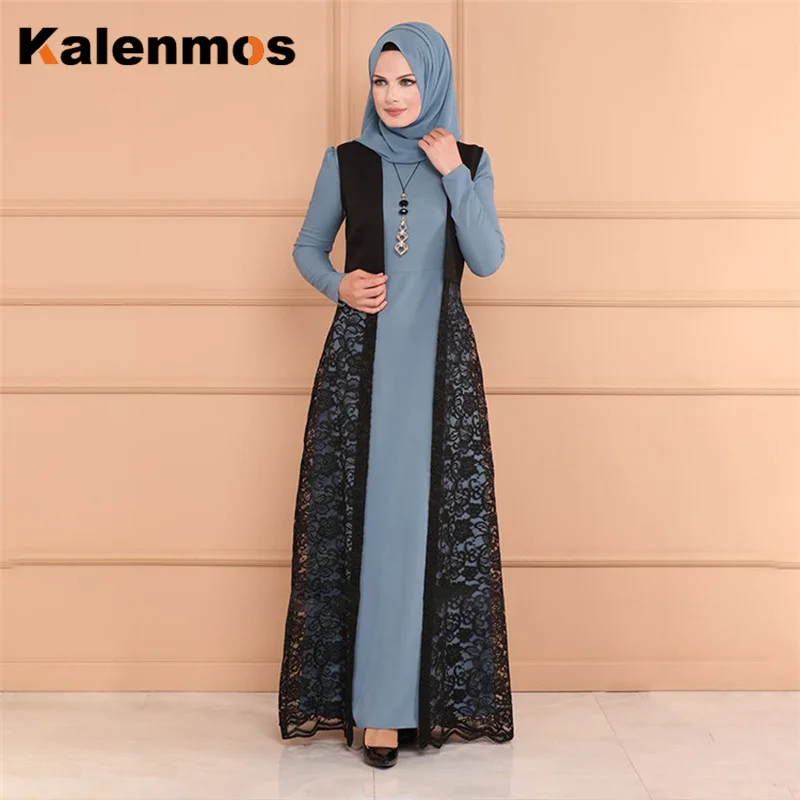 Комплект из двух предметов мусульманское платье Абайи и жилет женское длинное