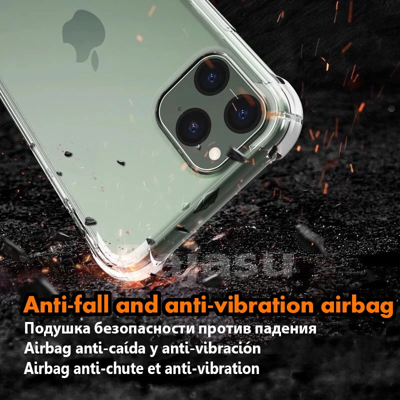 luxury transparent shockproof phone case for xiaomi poco x3 pro f2 f3 m4 silicone soft cover for redmi note 11 7 8 9 10 pro kawa free global shipping