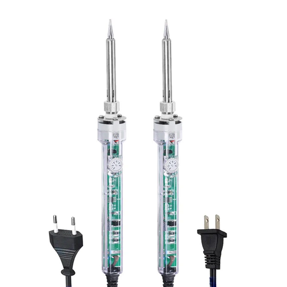 

Electric Soldering Iron Adjustable Temperature Electric Solder Iron Rework Station Mini Handle Heats Pencil Welding Repair Tools