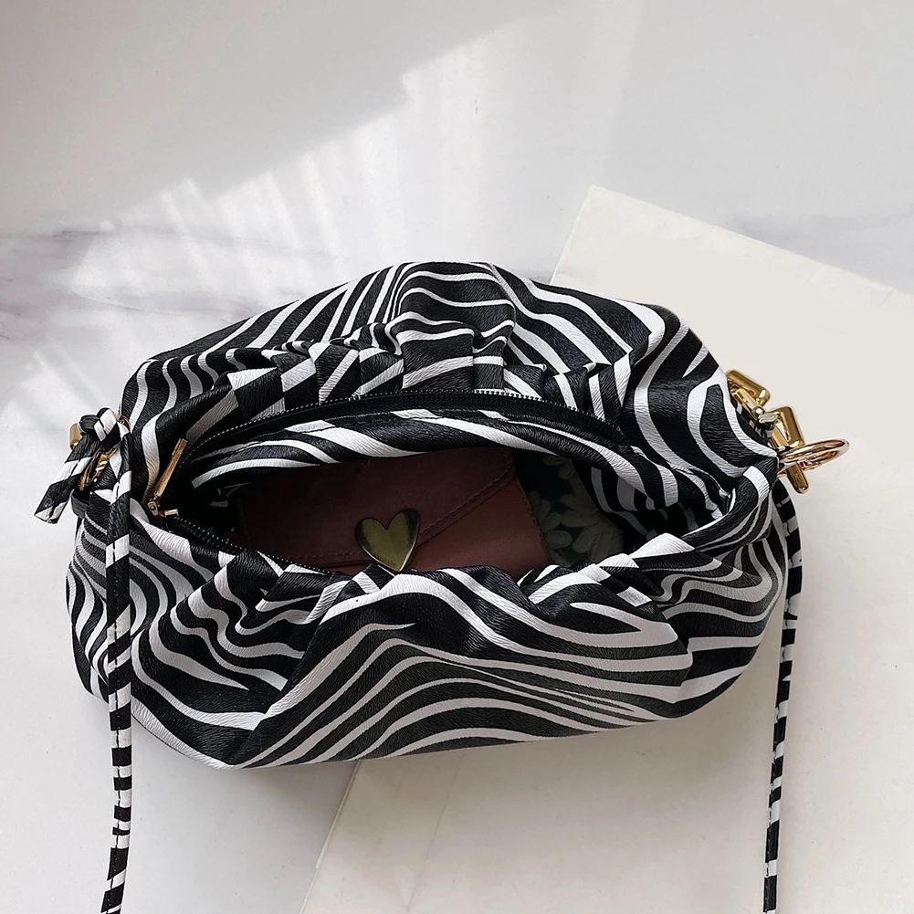 Элегантная женская сумка на цепочке из облачной кожи сумки через плечо с принтом