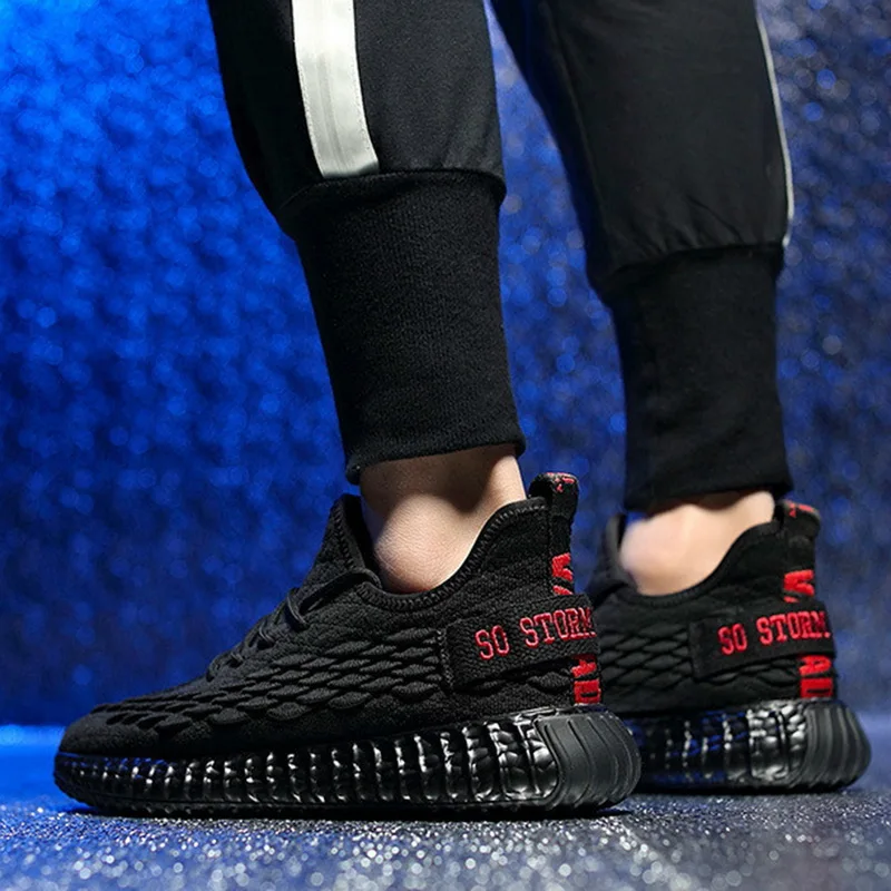 Light Weight Running Shoes For Men 2020 Spring Autumn Black Comfortable Anti-Slip Male Shoe Outdoor Walking Sneakers 39-44 | Обувь