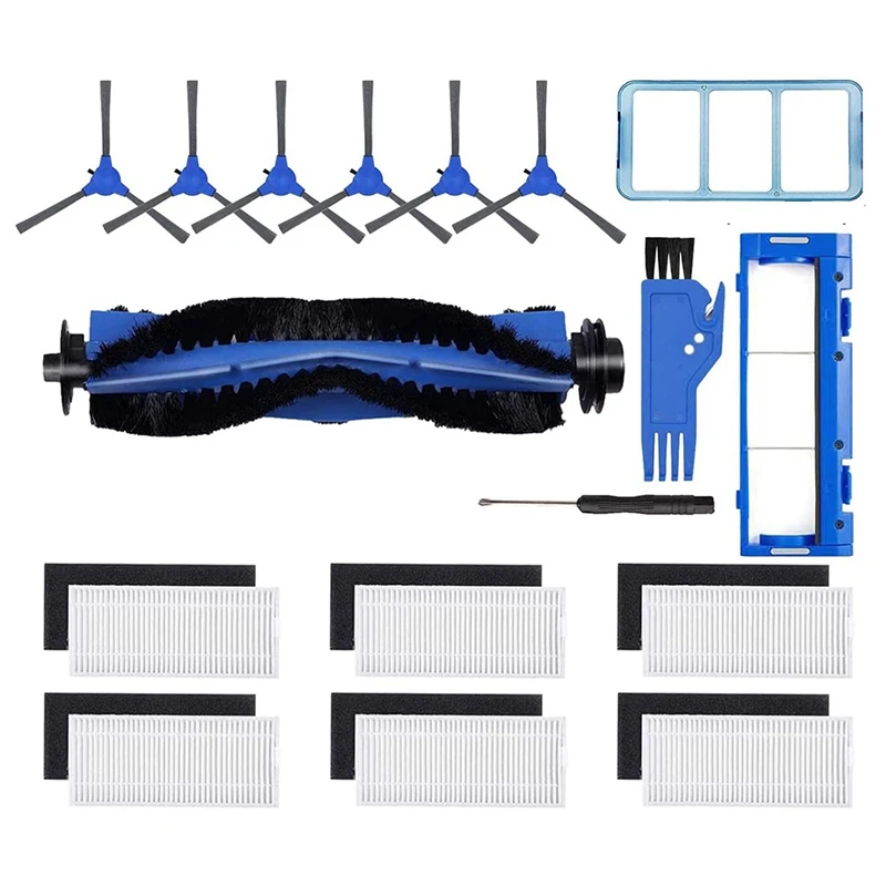 

Replace the Main Brush and Side Brush Filter Accessories for Eufy Robovac 11S, 15C, 30, 30C, 35C Robot Vacuum Cleaner