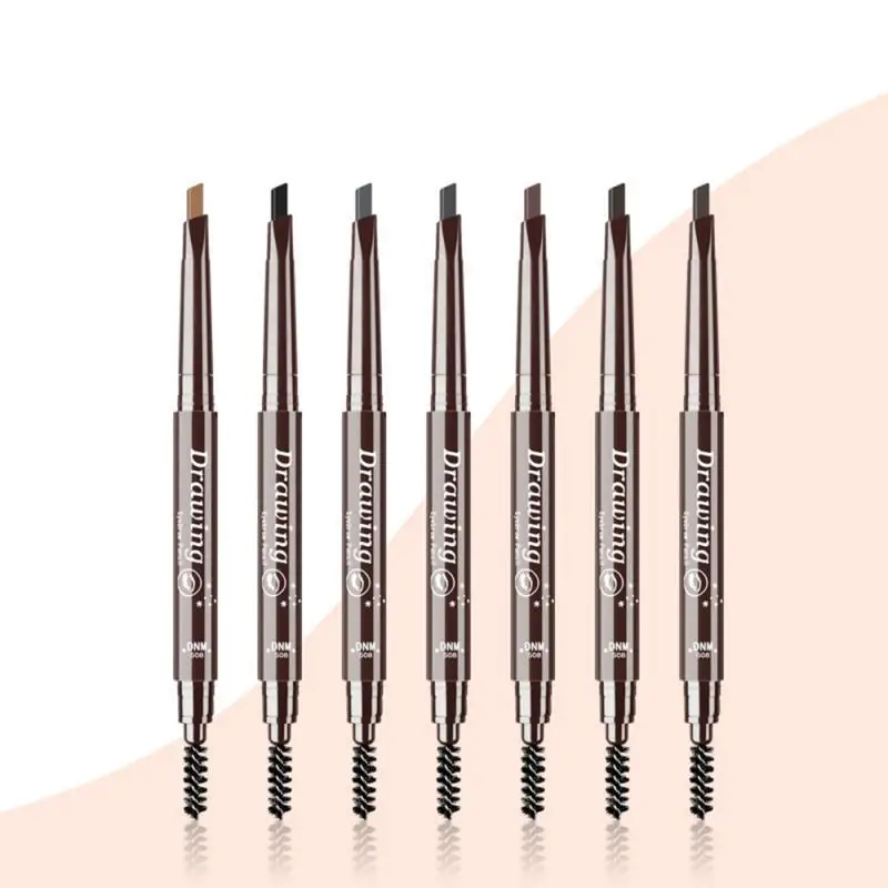 Карандаш для бровей с двойной головкой натуральный макияж очень тонкая