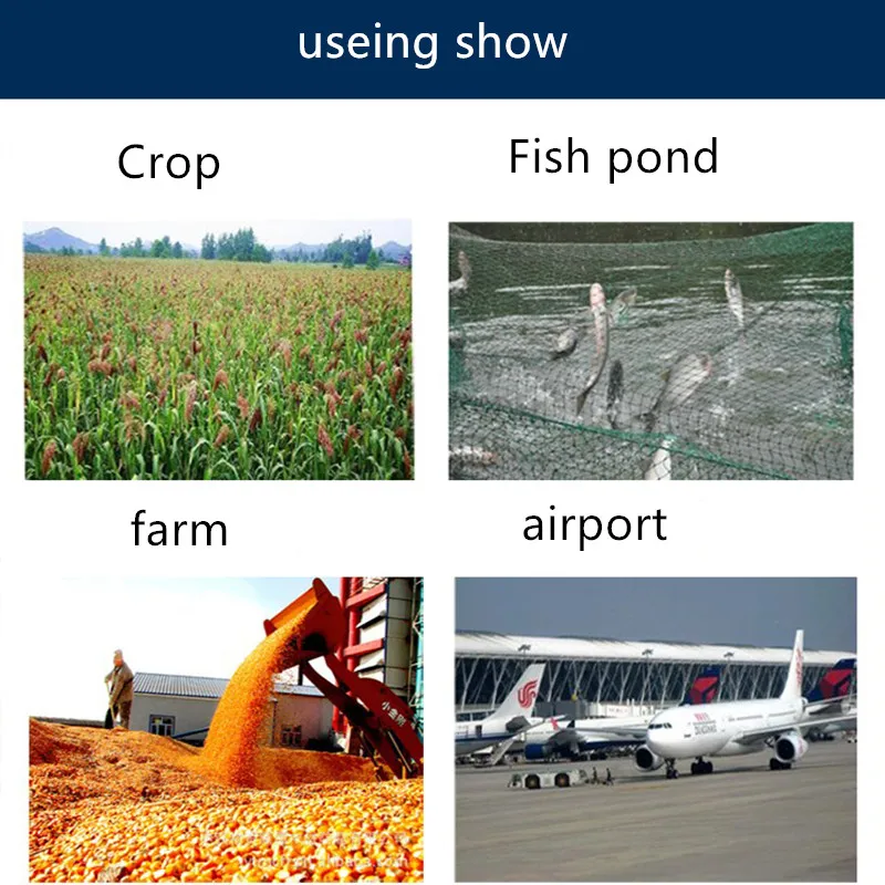 Сетка для защиты от птиц полуготовая рыболовная сеть колышка сетки разведения