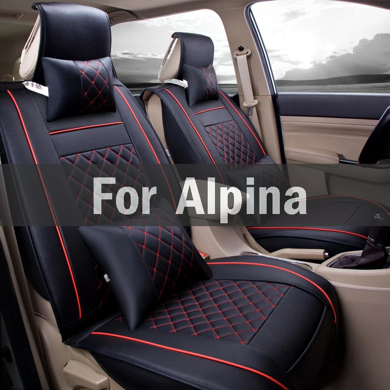 

Comfortable Cushion (Front+Rear)Leather Car Seat Cushion Seat Covers For Alfa Romeo 147 156 159 166 4c 8c Brera