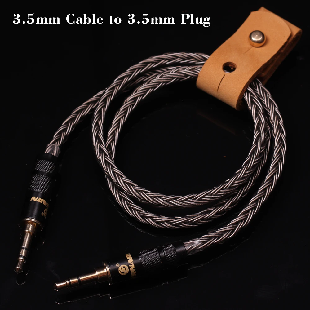 Мини-джек Aux штекер-штекер Hifi Колонка линия 16 ядер 3 5 мм кабель De Audio для ПК