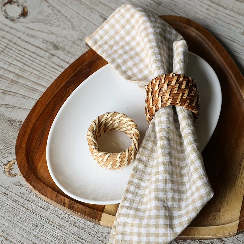 10 шт. простые зеленые кольца для салфеток | Дом и сад