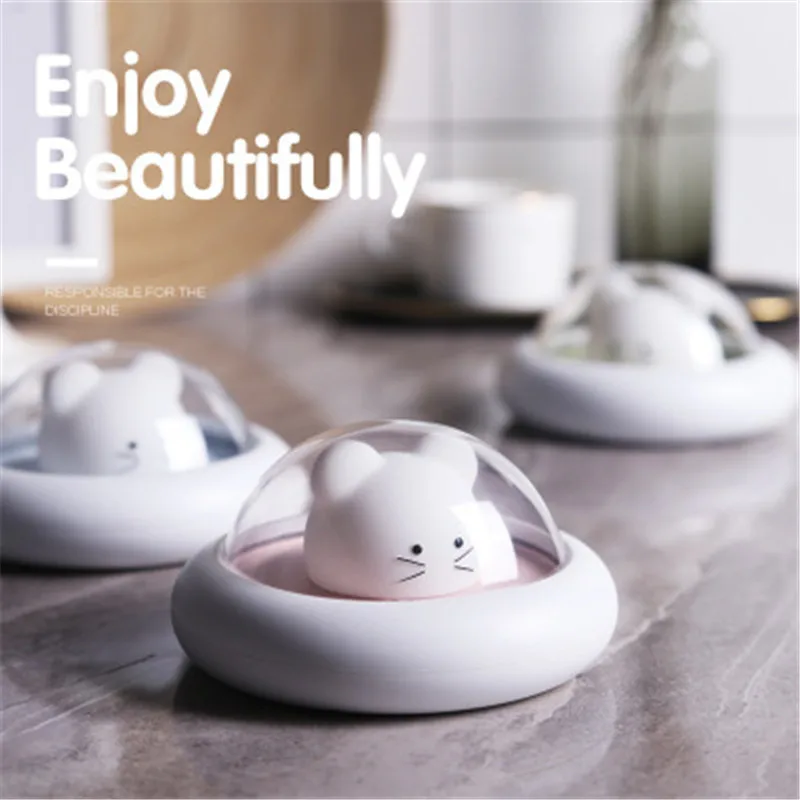 

USB Rechargeable Night Light Cat Silicone Night Lights Touch Sensor Bedroom Bedside Lamp for Home Children's Night Table Lamp