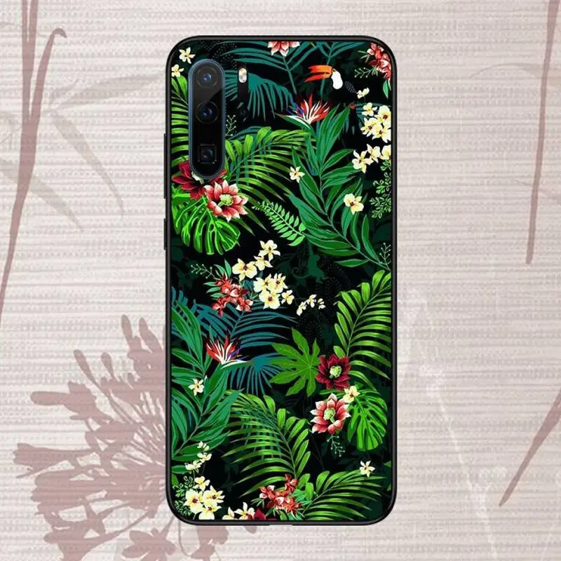 

Banana Retro leaf flower Phone Case For Huawei P20 P30 P40 lite Pro P Smart 2019 Mate 10 20 Lite Pro Nova 5t