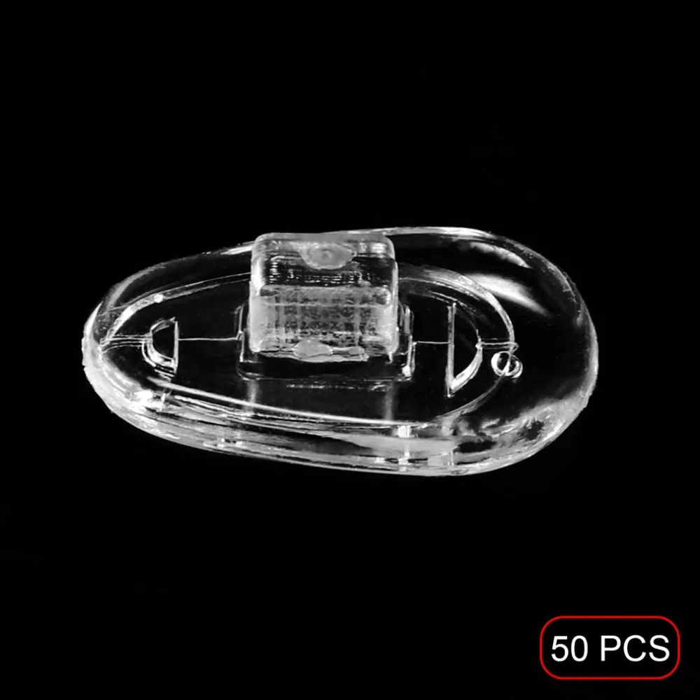 25 пар 13 мм Силиконовые носоупоры винтовые нажимные инструмент для ремонта очков