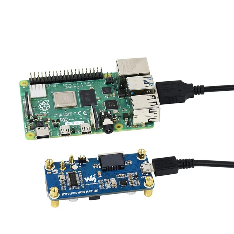 Плата расширения Waveshare USB 2 0 RJ45 для Raspberry Pi Zero W WH | Компьютеры и офис