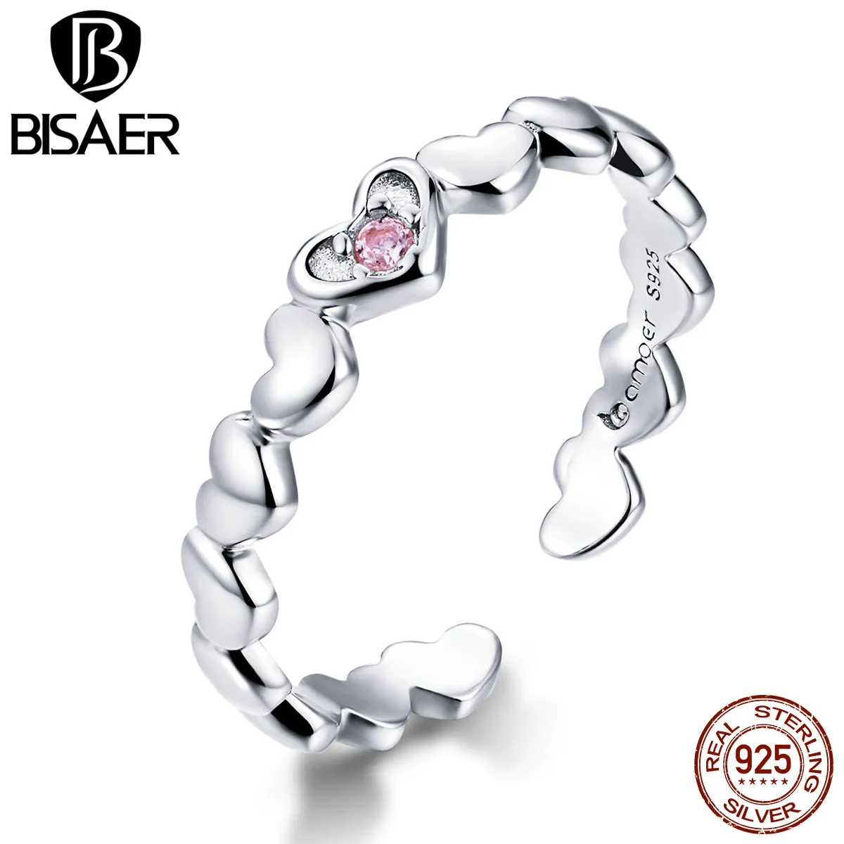 Женское кольцо из серебра 925 пробы с ажурным узором|Кольца| |