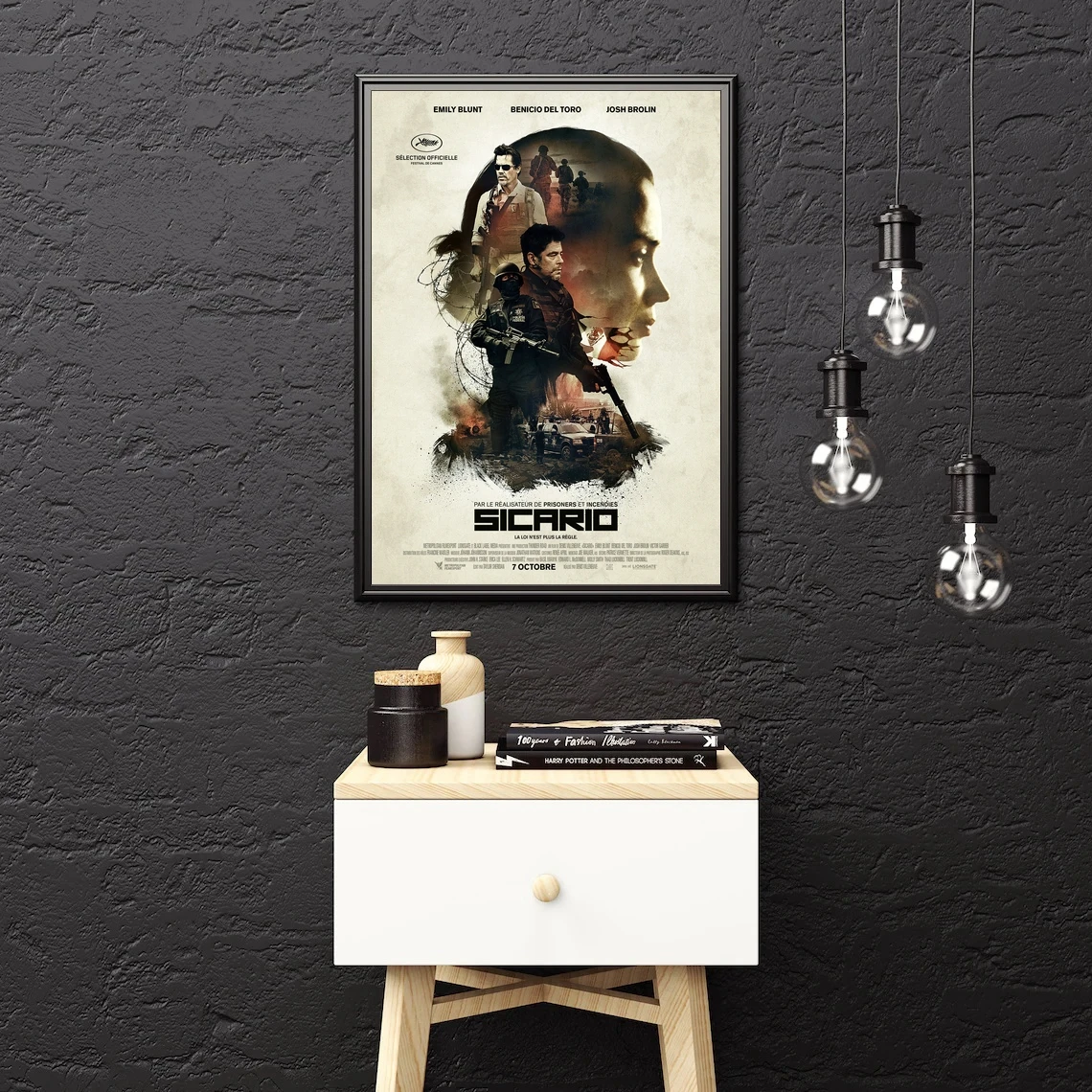 Плакат из фильма Сицирио настенная живопись украшение для дома (без рамки)