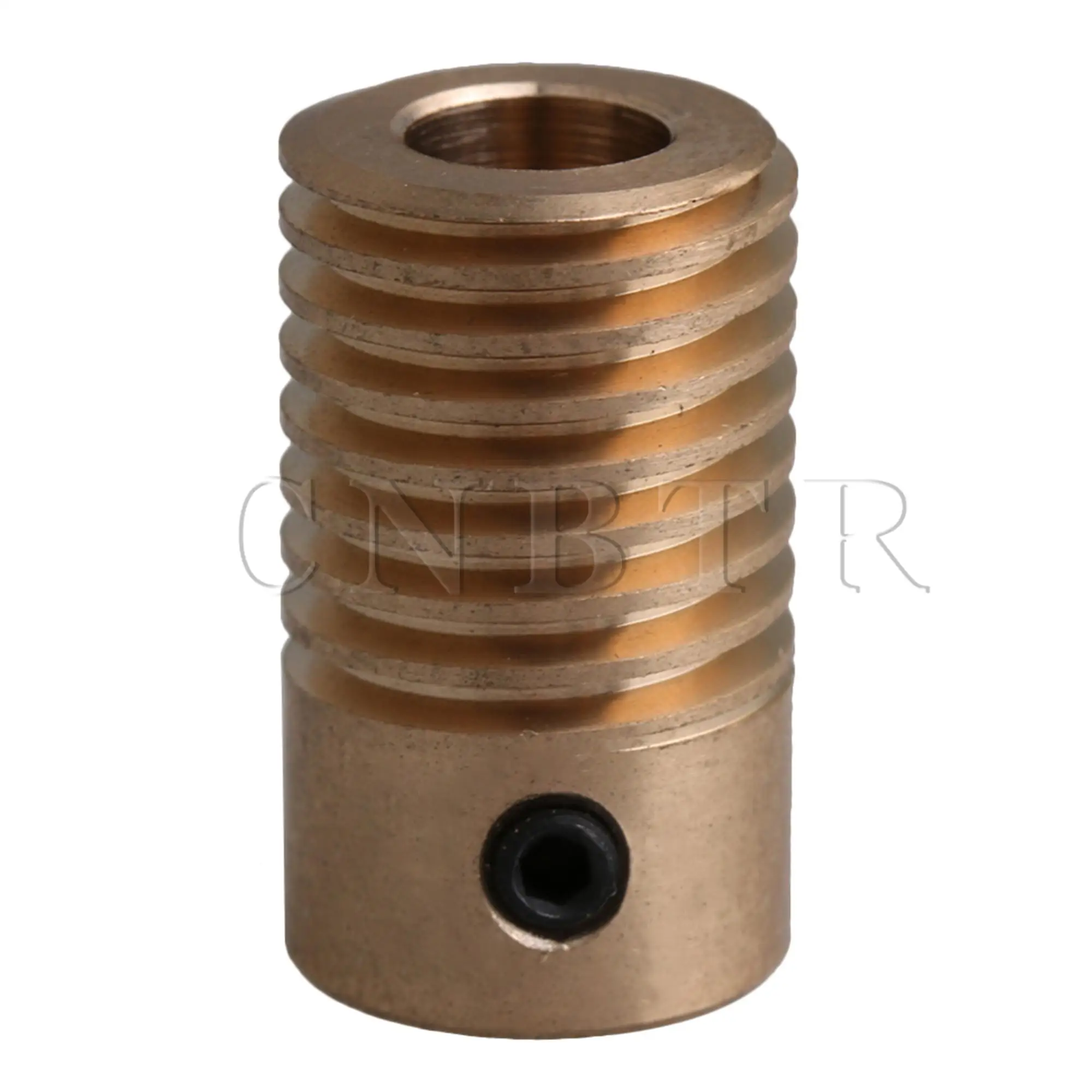 

CNBTR Brass Gear Wheel 6mm Hole Dia Shaft Accessory with Screw