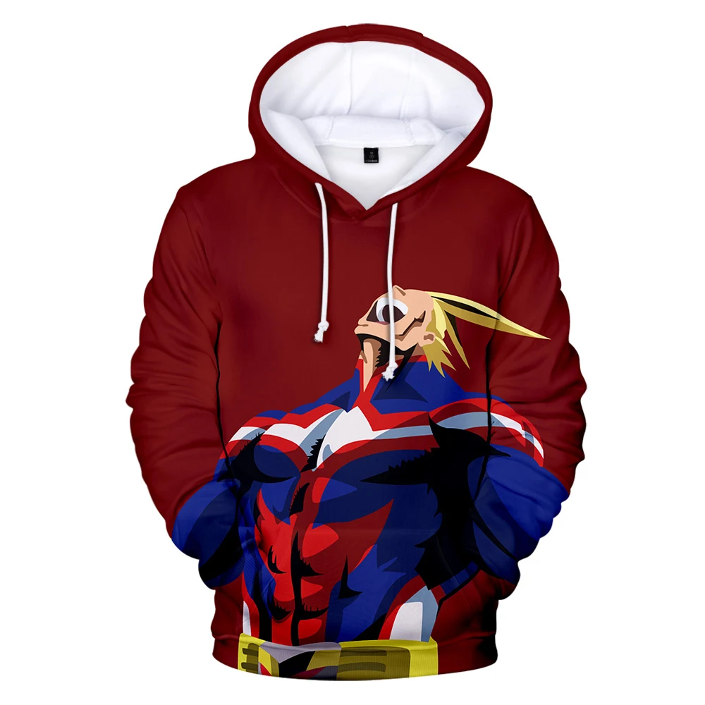 Новинка 2021 толстовки с капюшоном My Hero Академия 3D Мужская/Женская модная