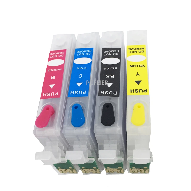 Наборы многоразовых картриджей T0711-T0714 для Epson S20 S21 SX100 SX110 SX200 SX209 SX210 SX400 SX510W DX8400 DX8450