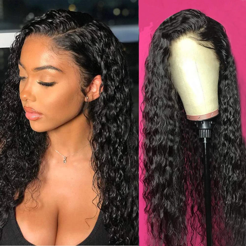 

Волнистые парики на сетке спереди RONGDUOYI, боковая часть, синтетические парики на сетке спереди, бесклеевые парики на сетке для женщин, длинны...