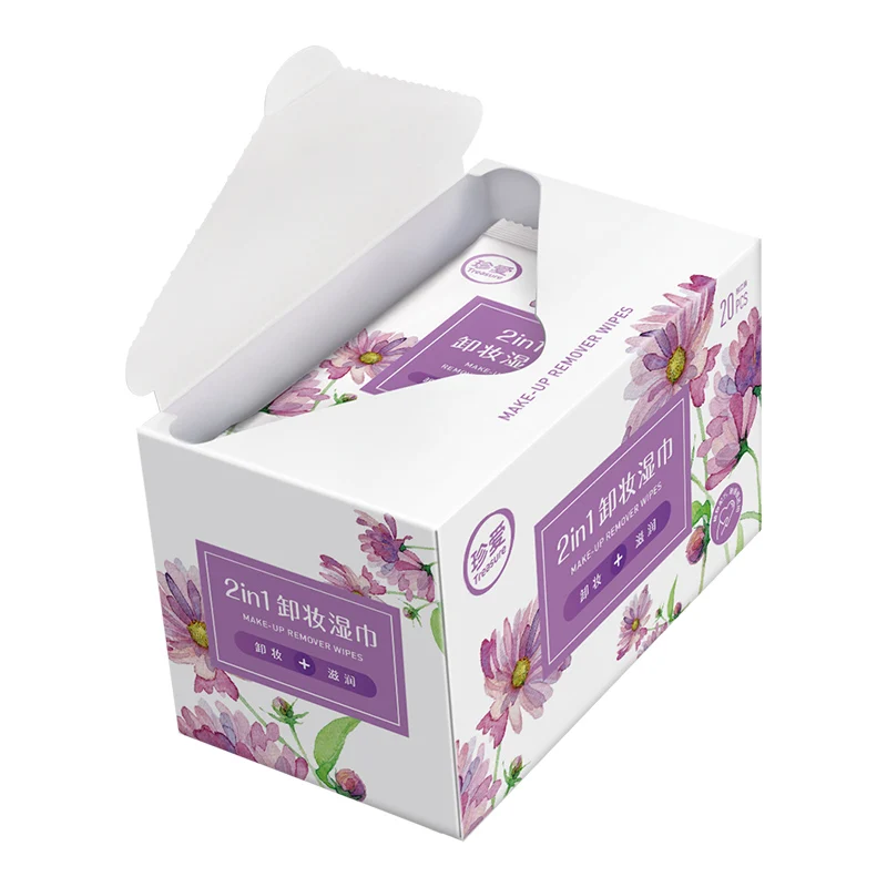 2 Boxes 40 Count Total Treasure MoistureClean Makeup Remover Wipes Wet Cleansing Individually Packaged Alcohol Free | Красота и