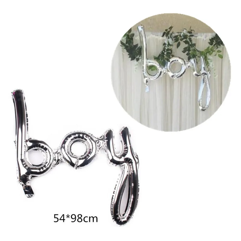 Большой один ребенок мальчик девочка скрипт шар из фольги детский душ 1 день