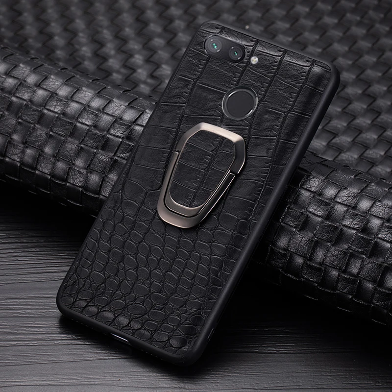 AMMYKI Soft Silicone case For Huawei Honor 9 Lite 9I 9N Case Pu leather Crocodile pattern Nova 2 Plus | Мобильные телефоны и