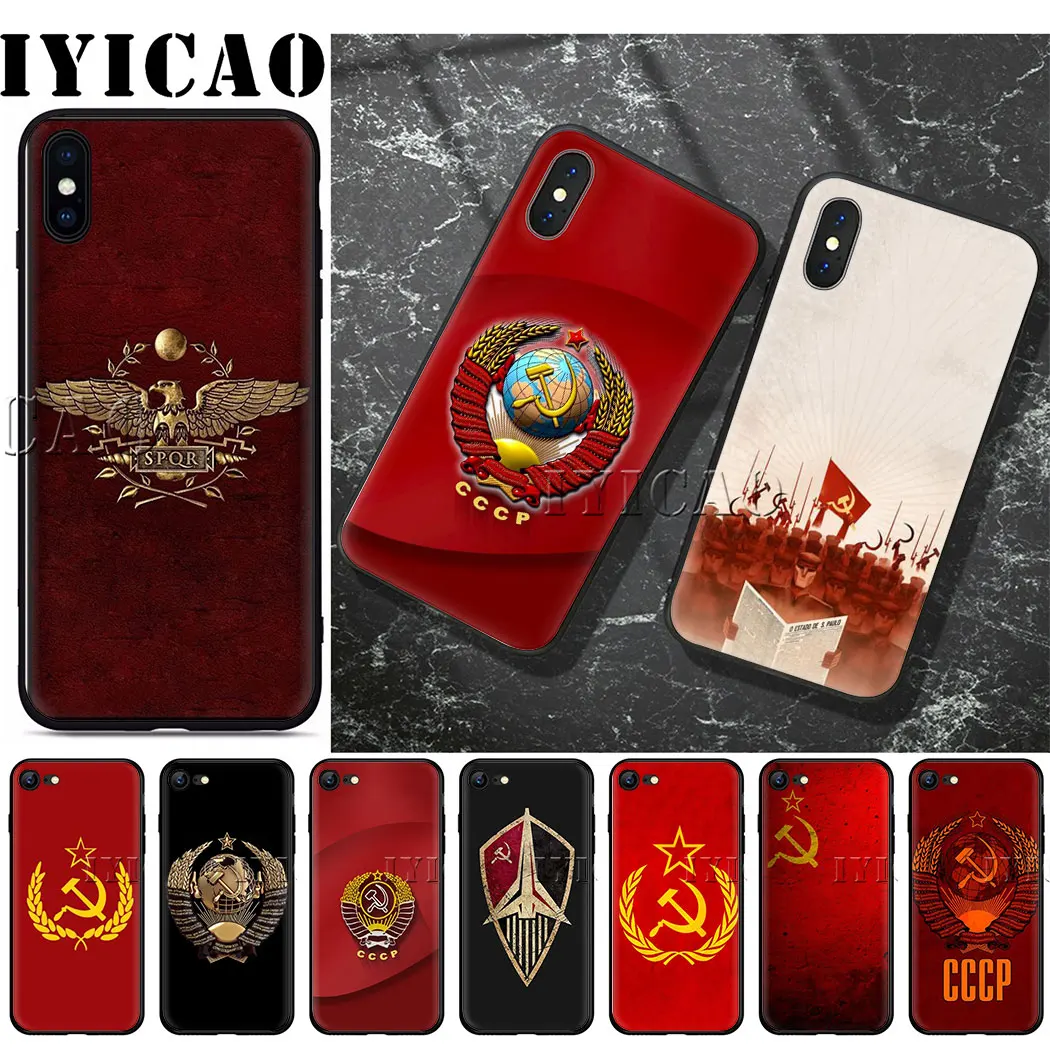 Мягкий силиконовый чехол IYICAO для iPhone X XS XR Max 6 6s 7 8 Plus 5 SE 10 11 pro max | Мобильные