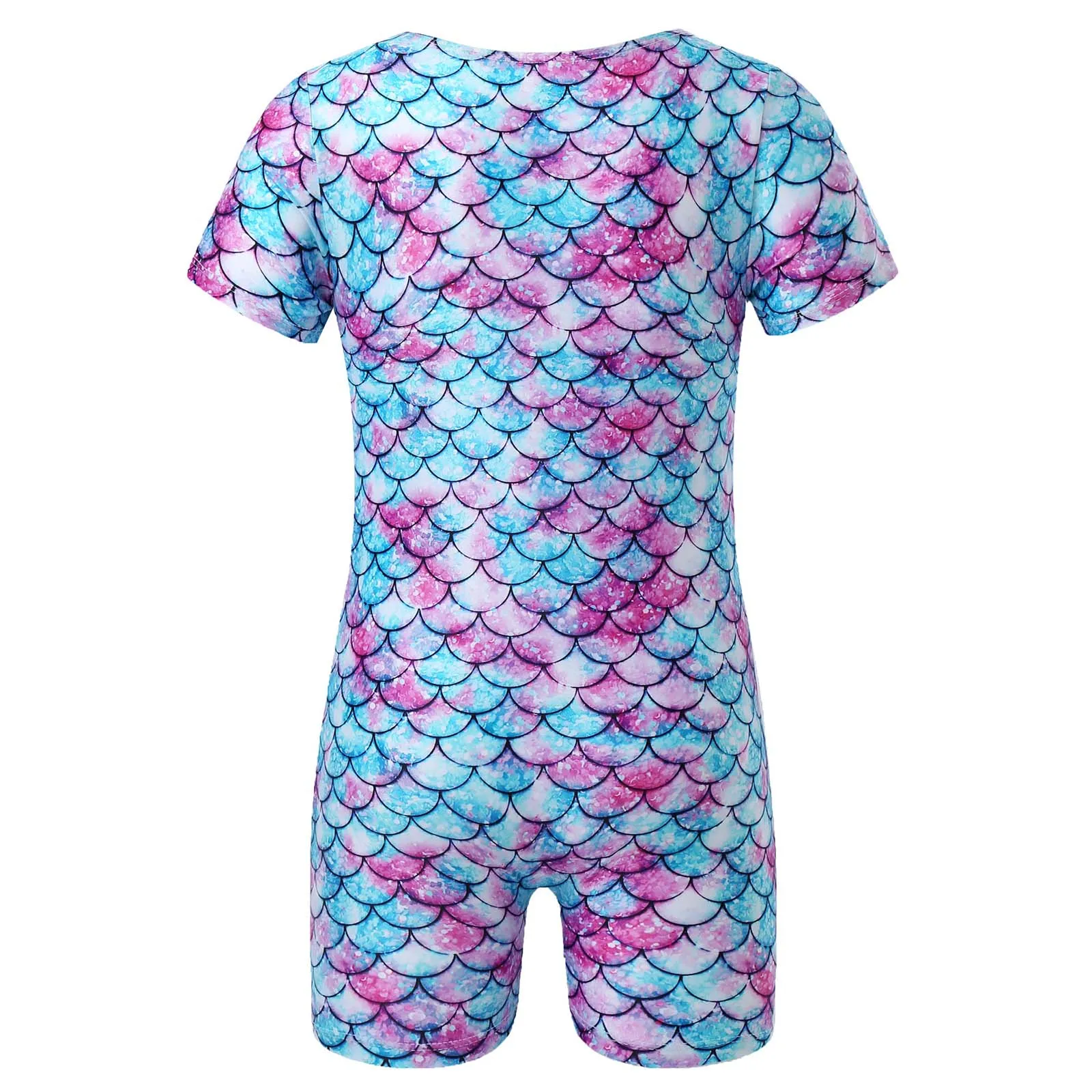 Одежда для маленьких девочек одежда занятий гимнастикой Русалка балетное трико