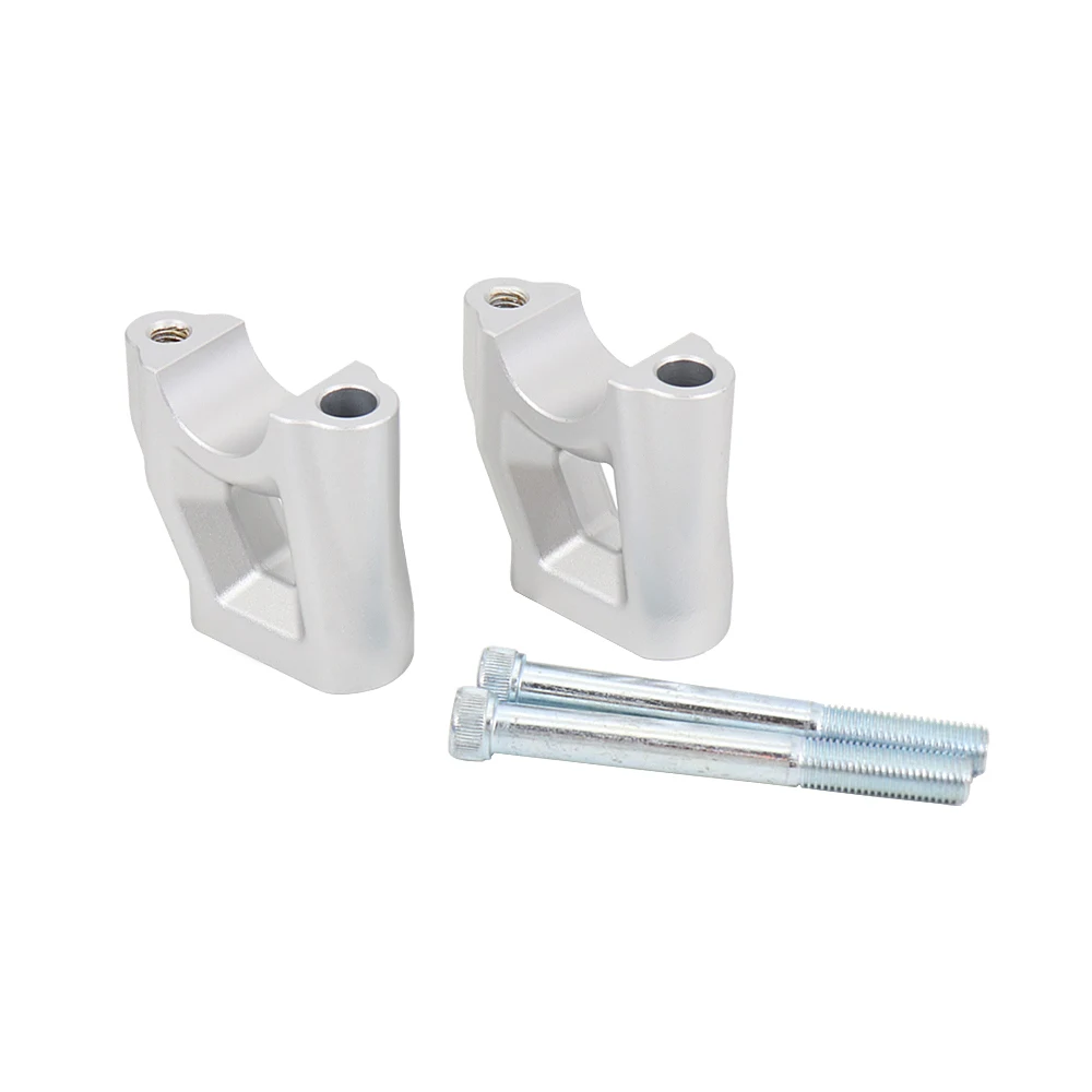 НОВЫЙ TIGER 800 Tiger Подъемник руля мотоцикла Задний зажим для XC/XCX/XCA Серебристый