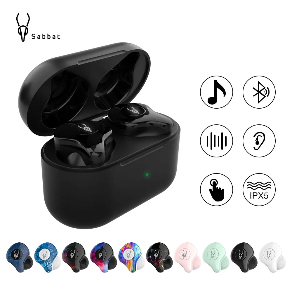 Sabbat X12 Pro наушники BT 5 1 TWS спортивные Hifi гарнитура водонепроницаемые HD стерео