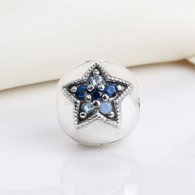 

Claudia Original Fixed Clip S925 Sterling Silver New Bright Star Positioning Buckle Hot Star Positioning Clasp