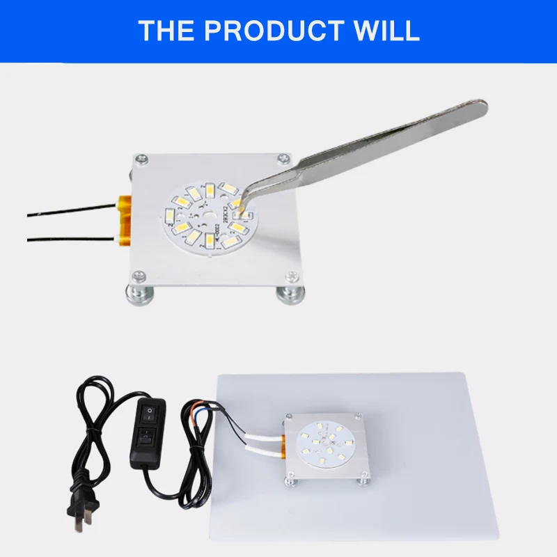 

Heating Plate Station Solder Ball Aluminum LED Remover PTC Soldering Chip Remove Weld BGA Split Plate Plug