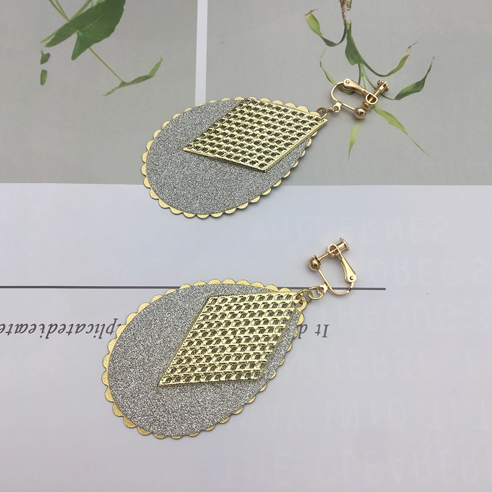 Серьги из шлифованной пряжи с пайетками для женщин ювелирное изделие модные