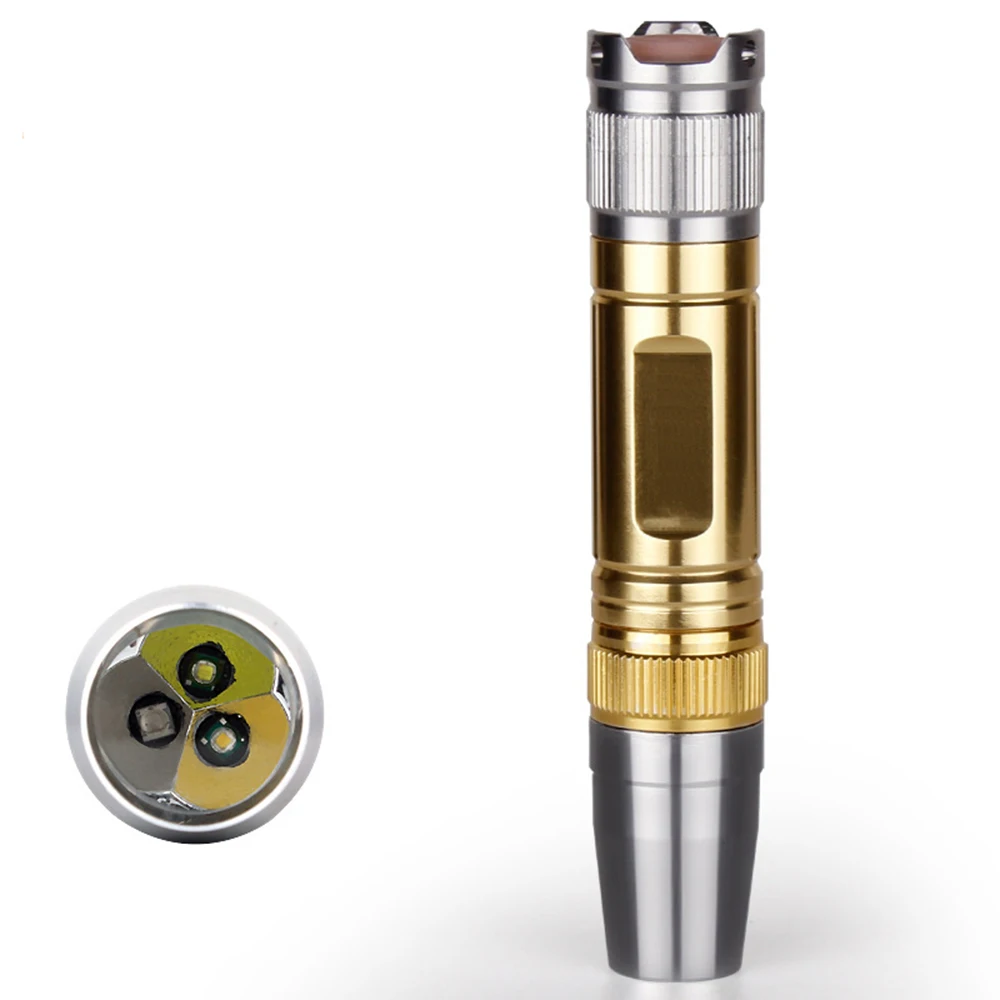 3 источника светильник светодиодный маленький фонарь с драгоценным камнем