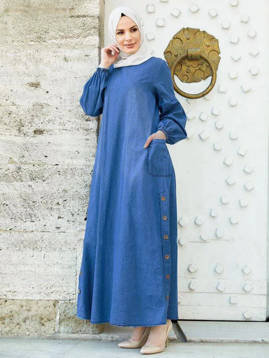 

Eid Mubarak Muslim Fashion Hijab Dress Dubai Abaya Turkey Abayas for Women Turkish Dresses Modest Islam Clothing Kaftan Moroccan