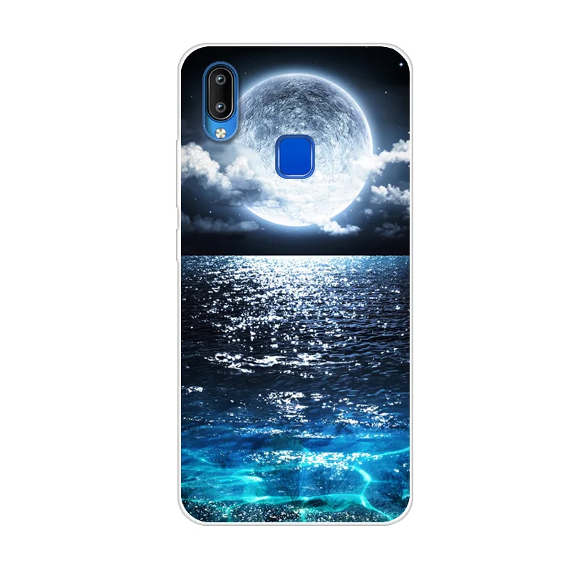 Чехол для Vivo Y93 Lite Мягкая силиконовая задняя крышка чехол телефона бампер из ТПУ U1