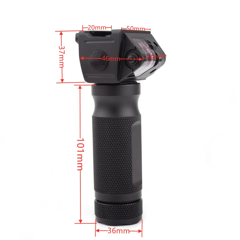 Тактический Передняя рукоятка жесткий светильник светодиодный вспышка с
