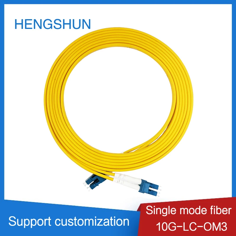 

Hengshun 10-гигабитный одномодовый волоконно-оптический перемычка класса LC одномодовый двухъядерный 3 м 5 м 10 м и другая поддержка заказчика