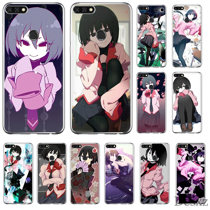 Мобильный телефон чехол TPU для Huawei Honor 7A 7C 7X 6A 8 8X 8C 9 9X View 20 Note 10 Lite Oshino Ougi Monogatari