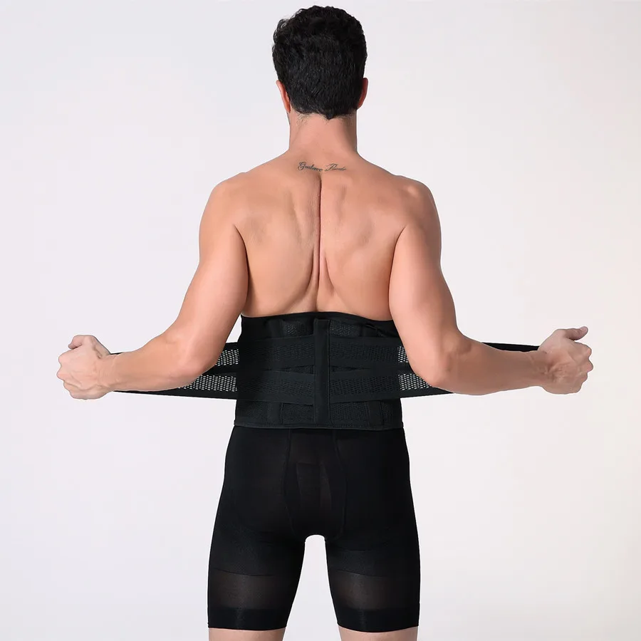 Пояс для коррекции фигуры мужской компрессионный корсет ремни похудения пояс