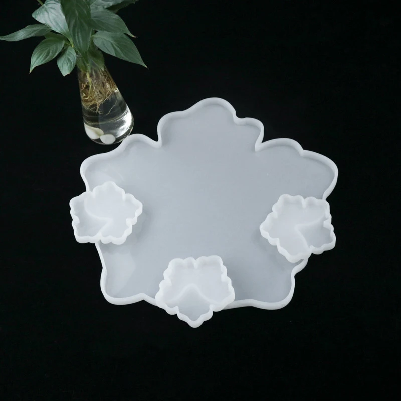 Новый силиконовый Агат Coaster Pad литье прессформы смолы изготовление эпоксидной