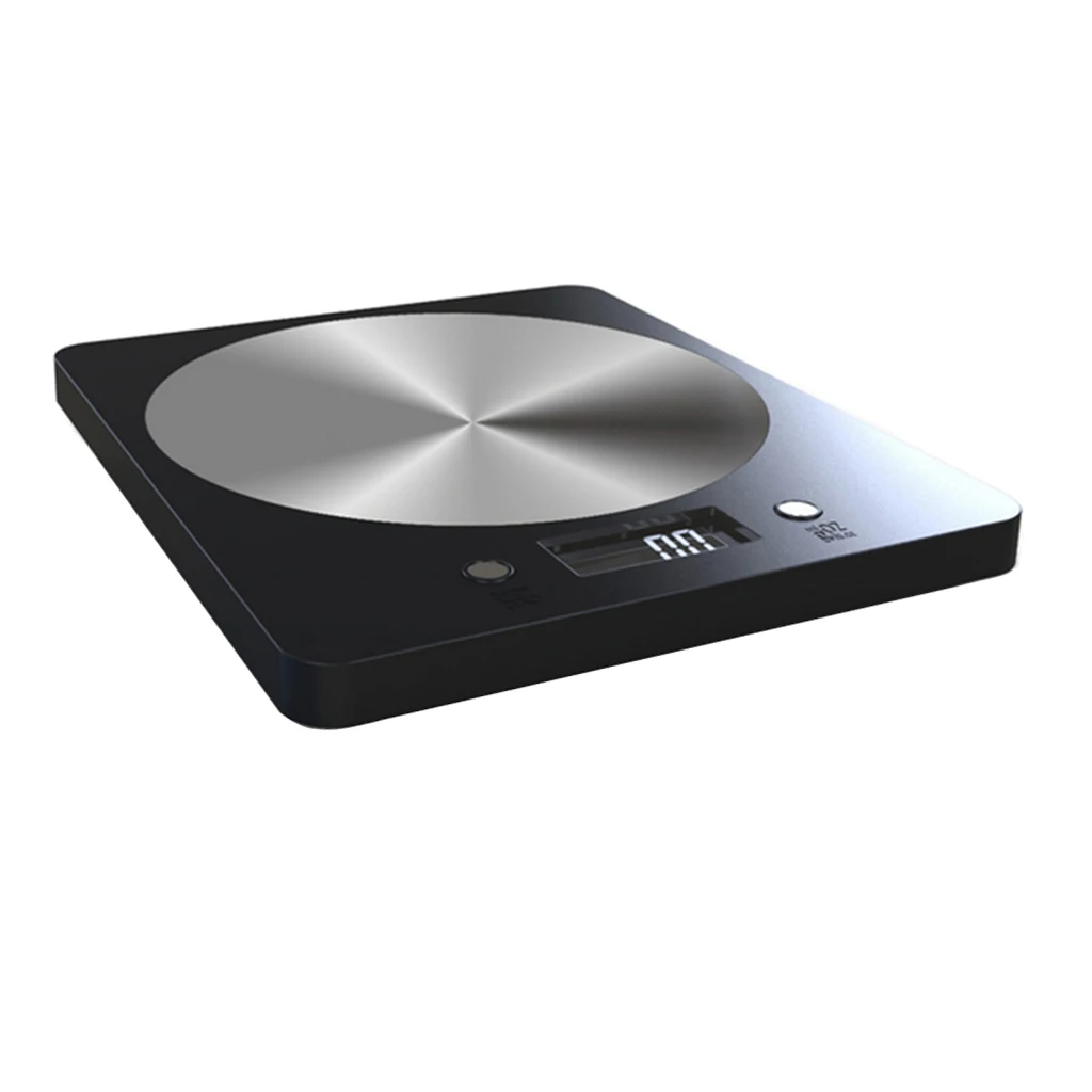 

Transducer Digital Weight Touch Sensitive Kitchen Food Scale With Multi-Function Back-Lit LCD Display, Plastic, 5kg Capacity