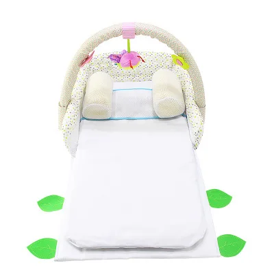 Multifunctional crib portable folding bed middle bed newborn baby play bed bed travel portable images - 6