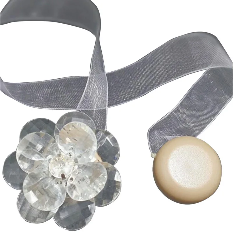 Магнитная пряжка для штор в форме цветка магнитные прихваты занавесок оконных s