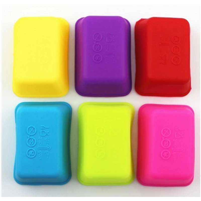 Новое поступление 6 шт. силиконовая форма для маффинов не прилипает термостойкие