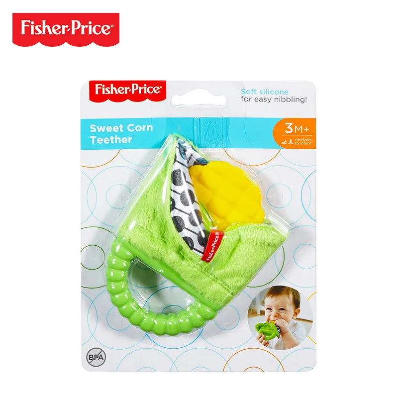 

Fisher-Price Teether Tunes Corn Plant-Themed Teething Toy for Baby Ages 3 Months and Older Baby Grasp Toys