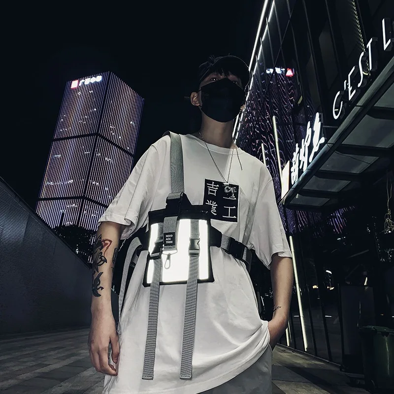 Тактические сумки через плечо Techwear для мужчин и женщин функциональная нагрудная