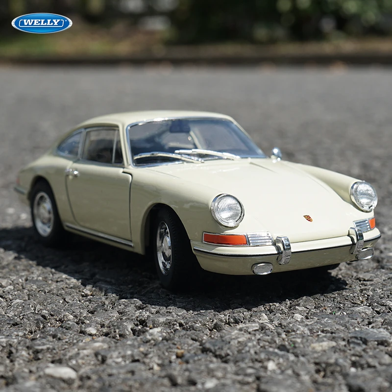 Модель автомобиля Welly 1:24 Porsche 1964 911 из сплава литой и игрушечный автомобиль